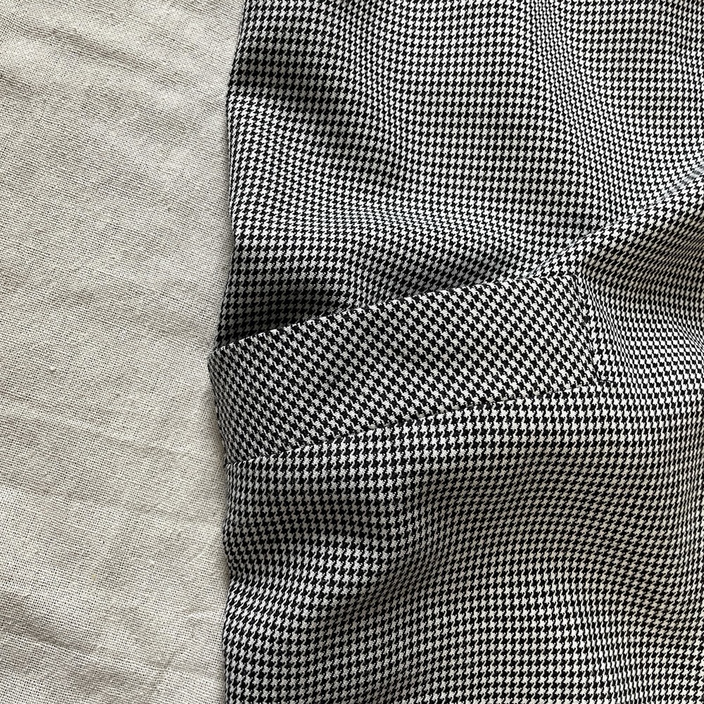 Michele VTG 90s Houndstooth Jumper Overall Dress Sz 6 Sleeveless Academia - Picture 6 of 12